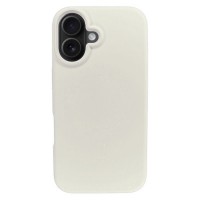Чехол с MagSafe для iPhone 17 Silicone Case, Premium, (без рисунка) античный белый