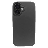 Чехол с MagSafe для iPhone 16 Silicone Case, Premium, (без рисунка) черный