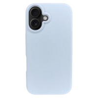 Чехол с MagSafe для iPhone 17 Silicone Case, Premium, (без рисунка) голубой