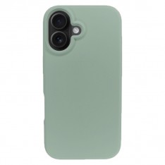 Чехол с MagSafe для iPhone 16 Silicone Case, Premium, (без рисунка) оливковый