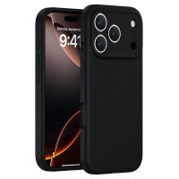 Чехол с MagSafe для iPhone 17 Pro Silicone Case, Premium, (без рисунка) черный