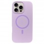 Чехол с MagSafe для iPhone 16 Pro Max Silicone Case, Premium, фиалковый