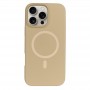 Чехол с MagSafe для iPhone 16 Pro Max Silicone Case, Premium, бежевый
