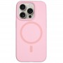 Чехол с MagSafe для iPhone 16 Pro Silicone Case, Premium, розовый