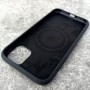 Magsafe Чехол для iPhone 11 Fashio Silicone Case, с логотипом, черный