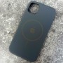 Magsafe Чехол для iPhone 11 Fashio Silicone Case, с логотипом, серый