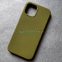 Чехол Silicone Case для Apple iPhone 12 / 12 Pro, хаки (горчичный)