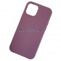 Чехол Silicone Case для Apple iPhone 12 / 12 Pro, вишневый