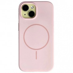Magsafe Чехол для iPhone 11 Fashio Silicone Case, с логотипом, розовый