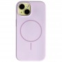 Magsafe Чехол для iPhone 12 / 12 Pro Fashio Silicone Case, с логотипом, фиолетовый