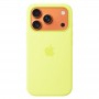 Magsafe Чехол для iPhone 17 Pro Silicone Case, HiCopy, с логотипом, Neon Yellow