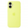 Magsafe Чехол для iPhone 17 Silicone Case, HiCopy, с логотипом Neon Yellow