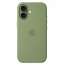 Magsafe Чехол для iPhone 17 Silicone Case, HiCopy, с логотипом Pale Moss Green