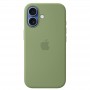 Magsafe Чехол для iPhone 17 Silicone Case, HiCopy, с логотипом Pale Moss Green