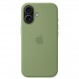 Magsafe Чехол для iPhone 17 Silicone Case, HiCopy, с логотипом Pale Moss Green