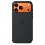 Magsafe Чехол для iPhone 17 Pro Max Silicone Case, HiCopy, с логотипом, черный