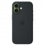Чехол для iPhone 17 Silicone Case, с логотипом, черный
