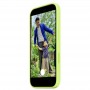 Magsafe Чехол для iPhone 17 Silicone Case, HiCopy, с логотипом, лимонный