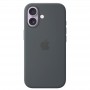 Чехол для iPhone 17 Silicone Case, с логотипом, графитовый