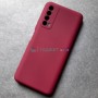 Cиликоновый чехол для Huawei P Smart 2021, марсала