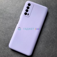 Cиликоновый чехол для Huawei P Smart 2021, сирень