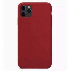 Силиконовый чехол Silicone Case для Apple iPhone 11 Pro №25 (бордовый)