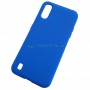 Силиконовый чехол Silicone Cover для Samsung A01, синий