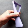 Cиликоновый чехол для Samsung A02S, сирень