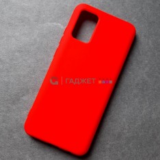 Cиликоновый чехол для Samsung A02S, красный