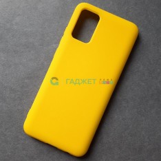 Cиликоновый чехол для Samsung A02S, желтый