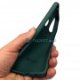 Силиконовый чехол Silicone Cover для Samsung A21 , зеленый