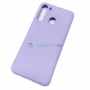 Силиконовый чехол Silicone Cover для Samsung A21 , сиреневенький