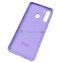 Силиконовый чехол Silicone Cover для Samsung A21 , сиреневенький