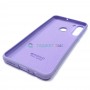Силиконовый чехол Silicone Cover для Samsung A21 , сиреневенький