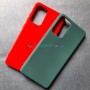 Силиконовый чехол для Samsung A72, темно-зеленый