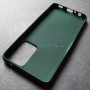 Силиконовый чехол для Samsung A72, темно-зеленый