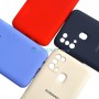 Силиконовый чехол Silicone Cover для Samasung M31, темно-синий