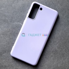 Cиликоновый чехол для Samsung S21 Plus, сирень