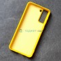 Cиликоновый чехол для Samsung S21 Plus, желтый Cиликоновый чехол для Samsung S21 Plus, желтый