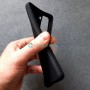 Плотный силиконовый чехол для Samsung S21, черный Плотный силиконовый чехол для Samsung S21, черный