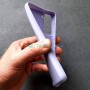 Cиликоновый чехол для Samsung S21, сирень Cиликоновый чехол для Samsung S21, сирень