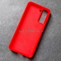 Cиликоновый чехол для Samsung S21, красный Cиликоновый чехол для Samsung S21, красный
