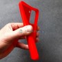 Cиликоновый чехол для Samsung S21, красный Cиликоновый чехол для Samsung S21, красный