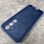 Magsafe Чехол для Samsung S25 Fashio Silicone Case, темно-синий