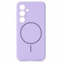 Magsafe Чехол для Samsung S25 Fashio Silicone Case, фиолетовый