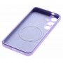 Magsafe Чехол для Samsung S25 Fashio Silicone Case, фиолетовый