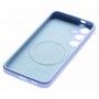 Magsafe Чехол для Samsung S25 Fashio Silicone Case, голубой