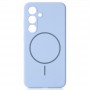 Magsafe Чехол для Samsung S25 Fashio Silicone Case, голубой