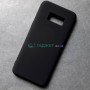 Cиликоновый чехол для Samsung S8 Plus, черный