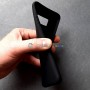 Cиликоновый чехол для Samsung S8 Plus, черный